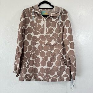 Boden Polka Dot Pullover Light Weight Windbreaker